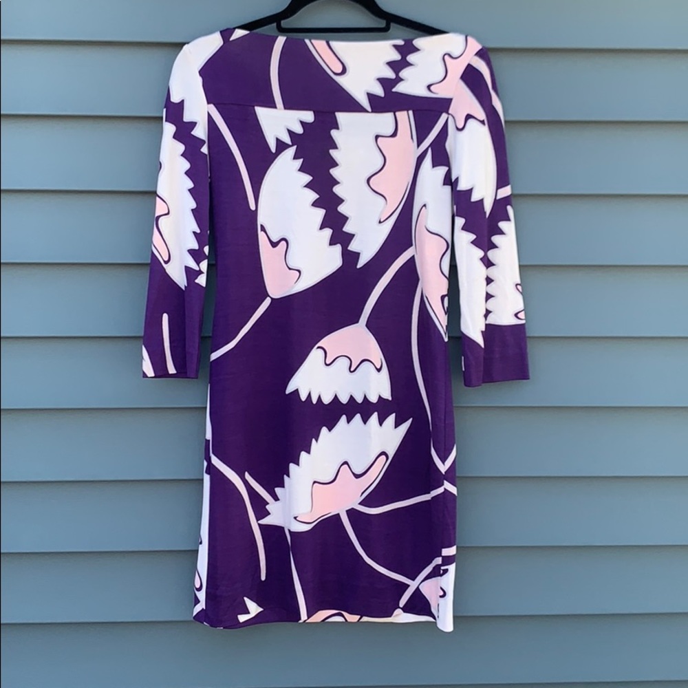 Diane Von Furstenburg Purple patterned dress